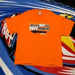 Nascar Men's Orange T-shirt